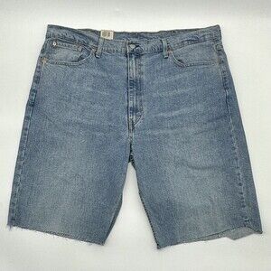 Levi's 511 Slim Men's Size 44 Light Wash Stretch Cut-Off Denim Jean Shorts NWT